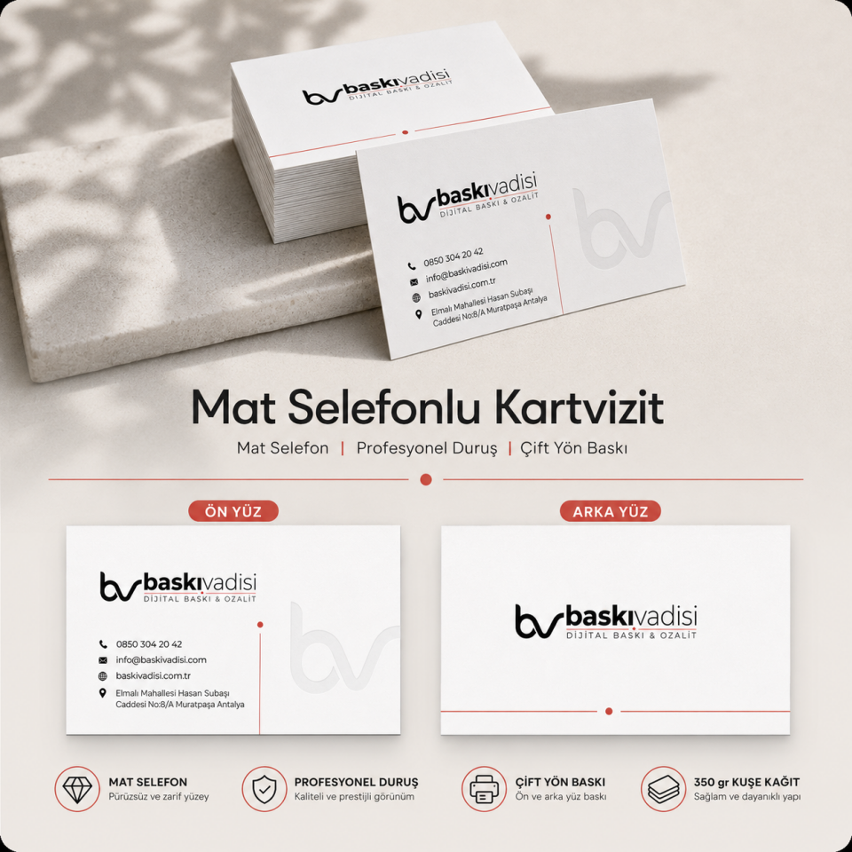 Mat Selefonlu Kartvizit