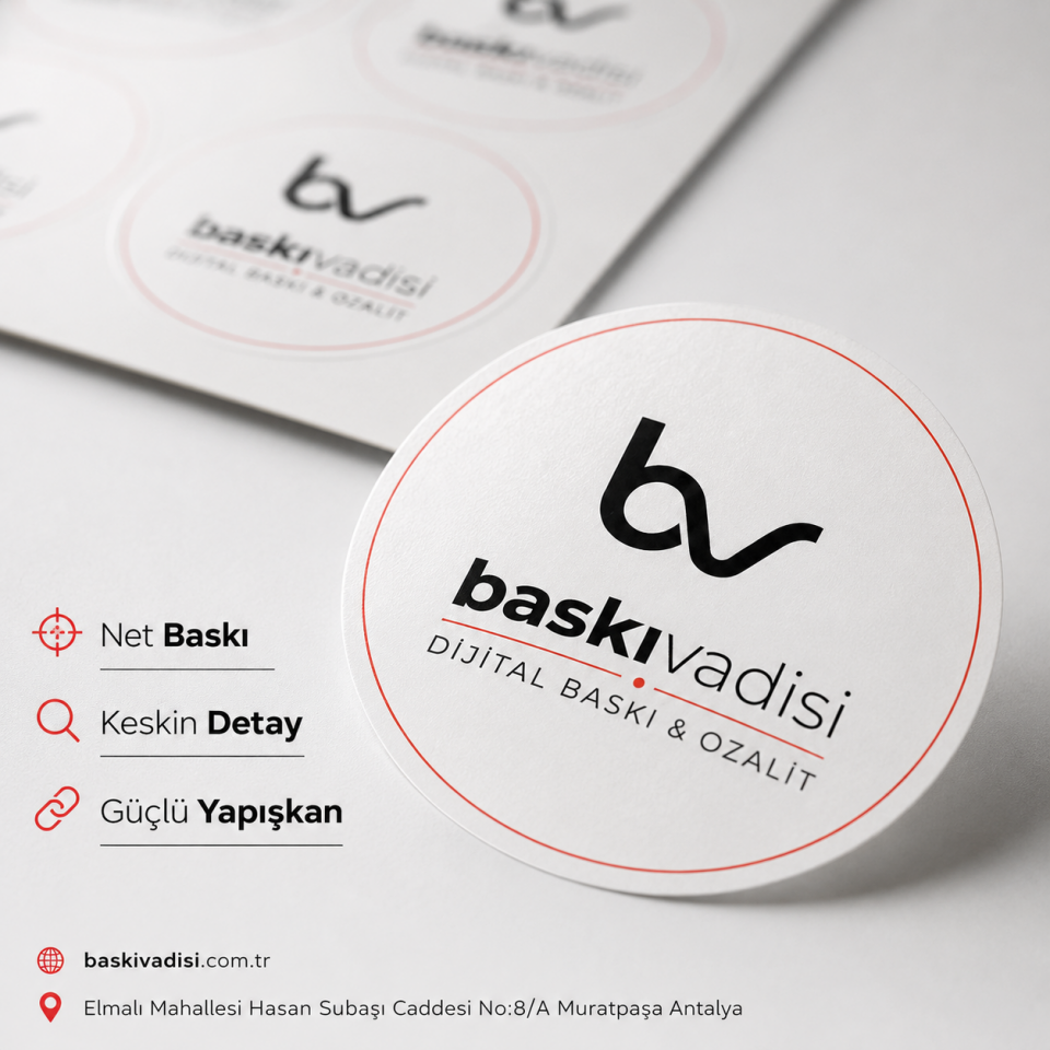 Yuvarlak Sticker