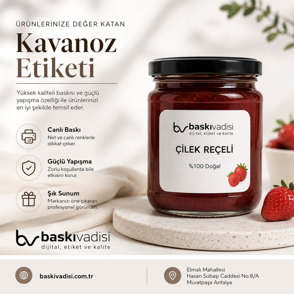 Kavanoz Etiketi