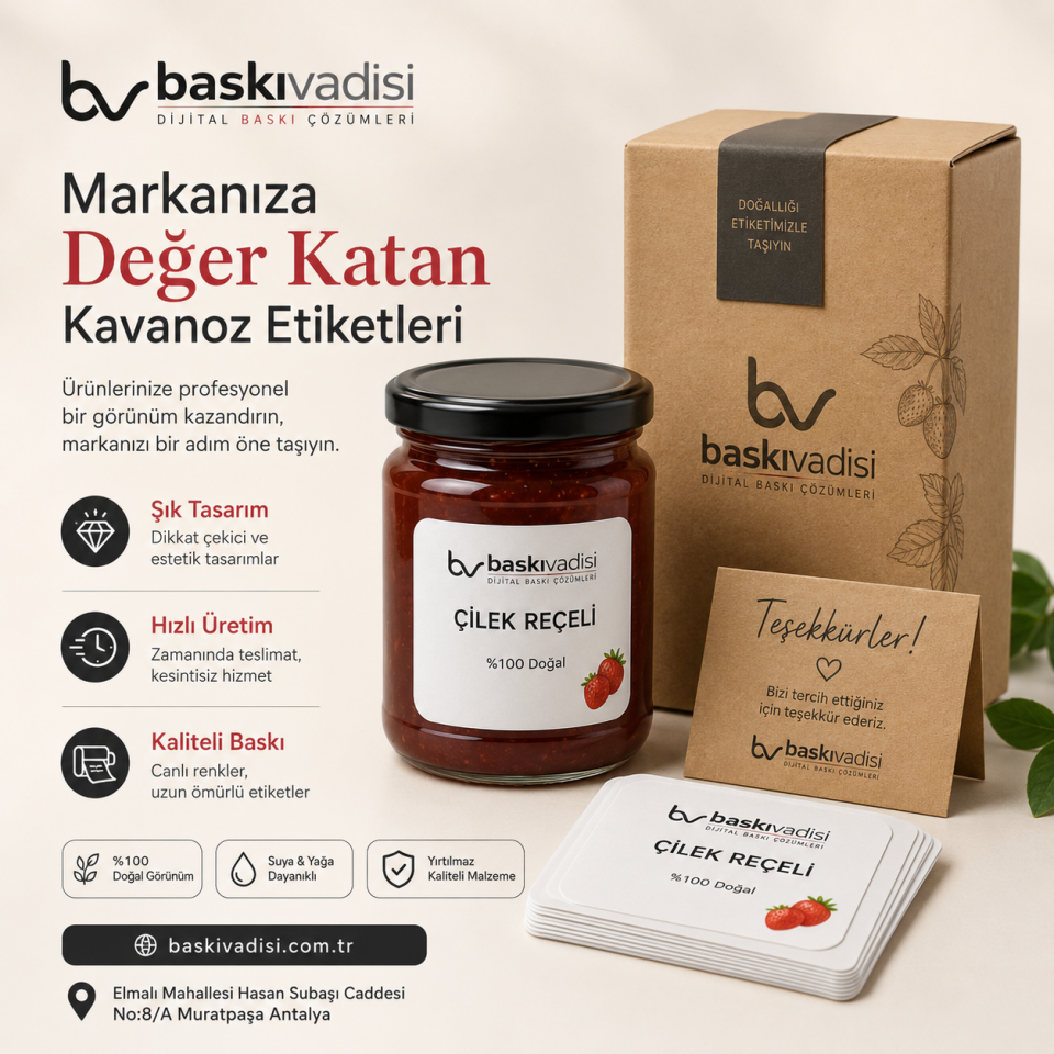Kavanoz Etiketi