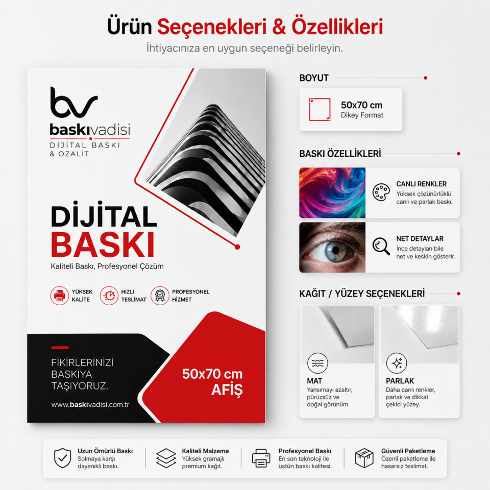 50X70 Afiş