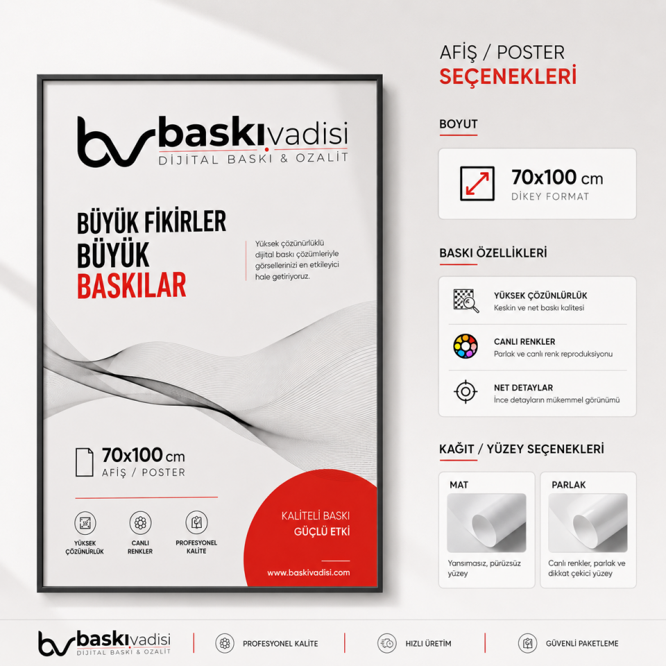 70X100 Afiş