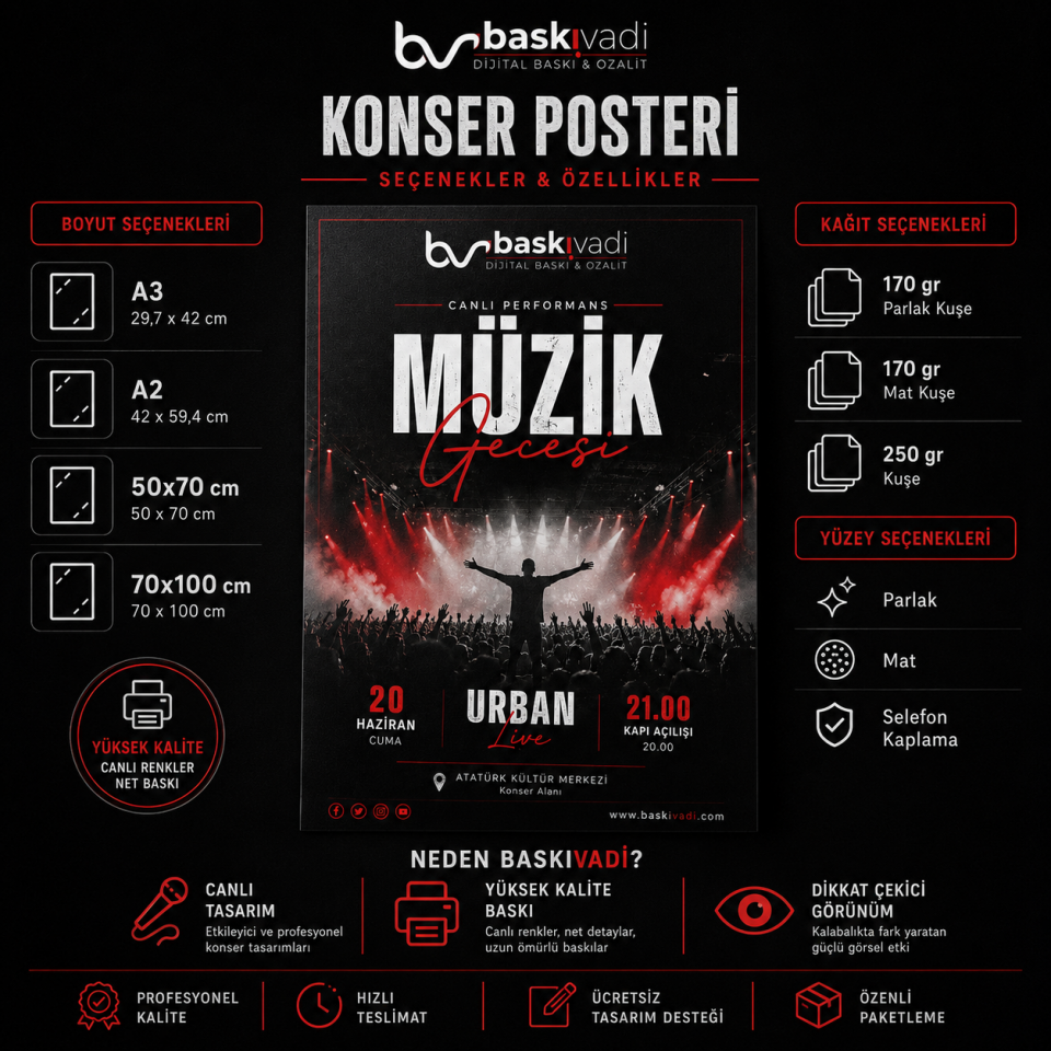 Konser / Organizasyon Afişi