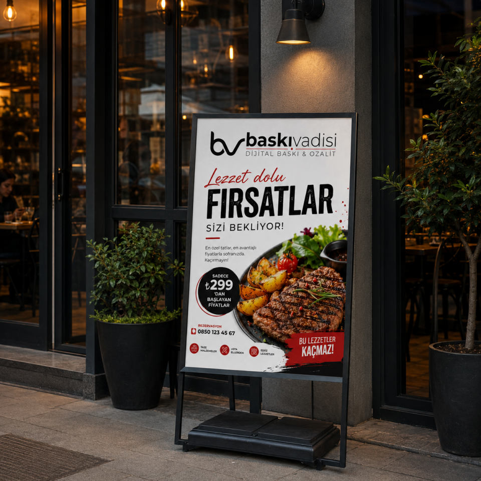 Restoran Kampanya Afişi