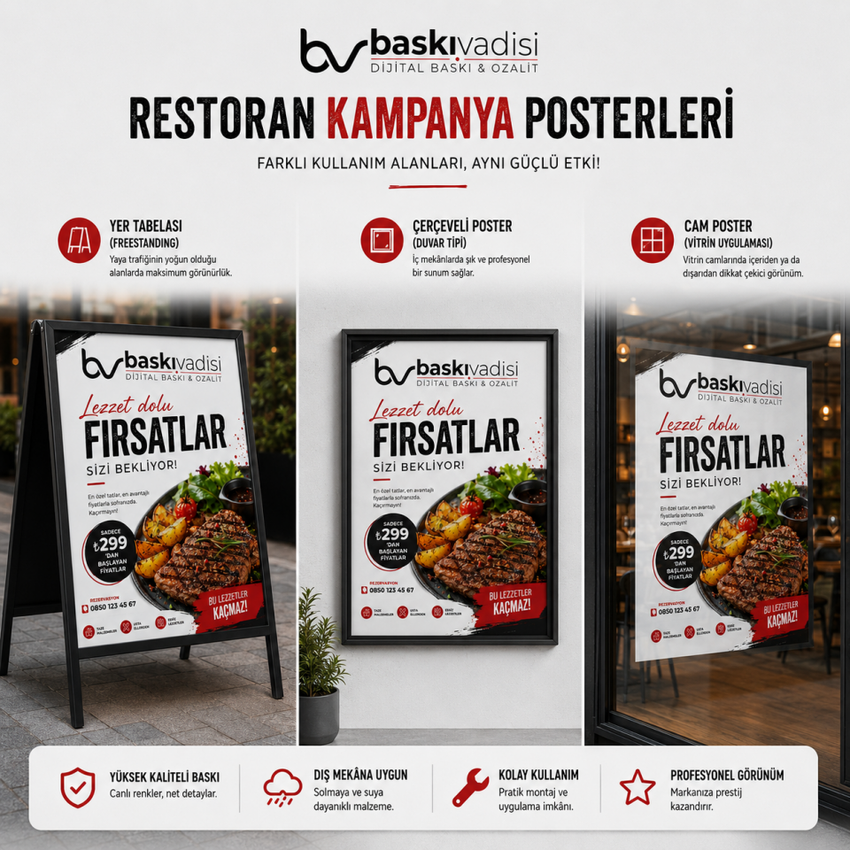 Restoran Kampanya Afişi