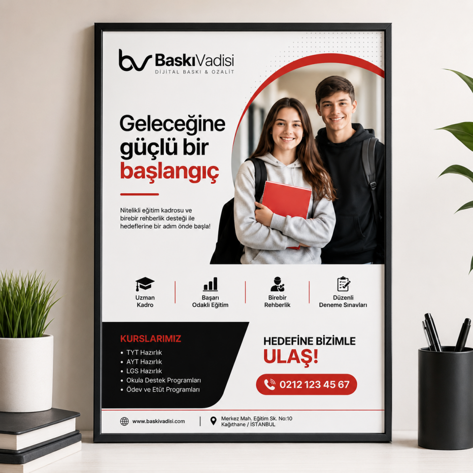 Okul / Kurs Afişi