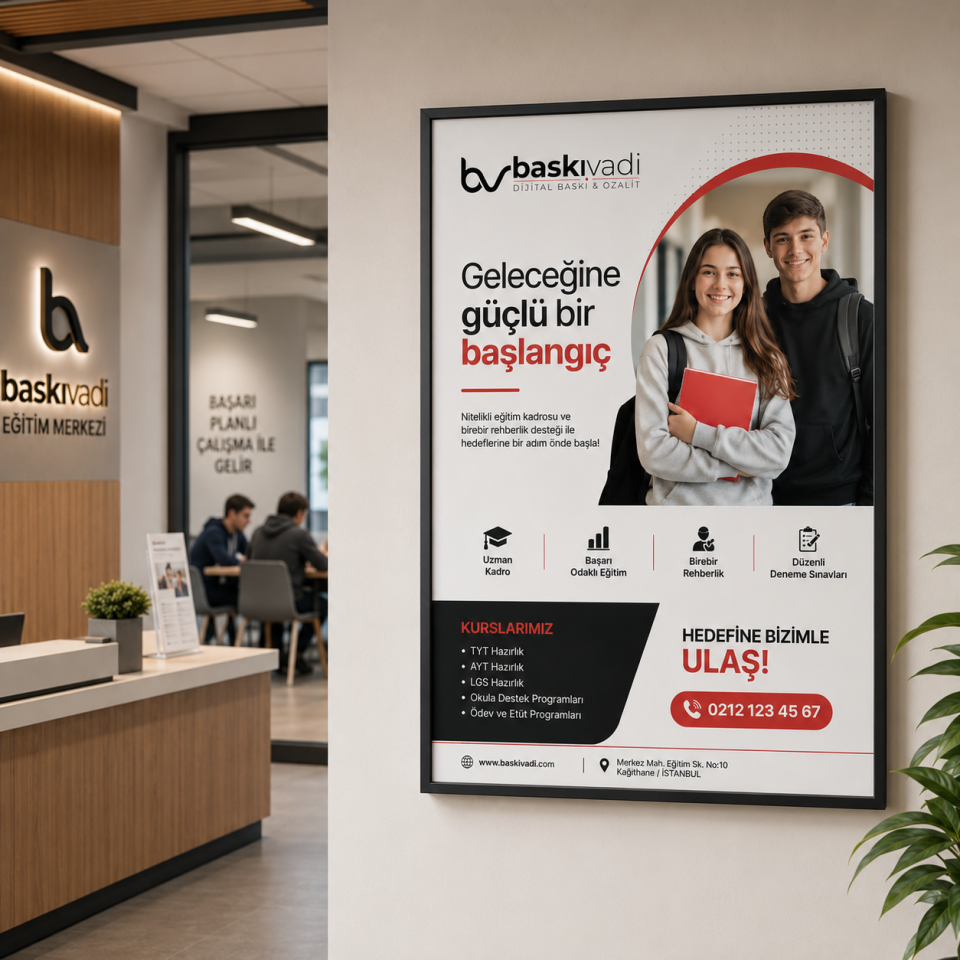 Okul / Kurs Afişi