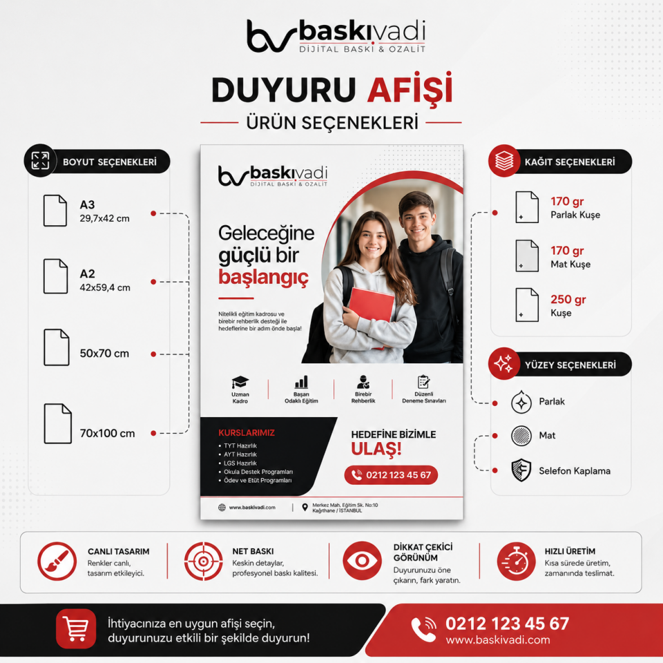 Okul / Kurs Afişi