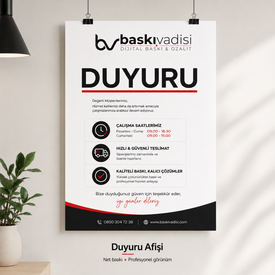 Duyuru Afişi