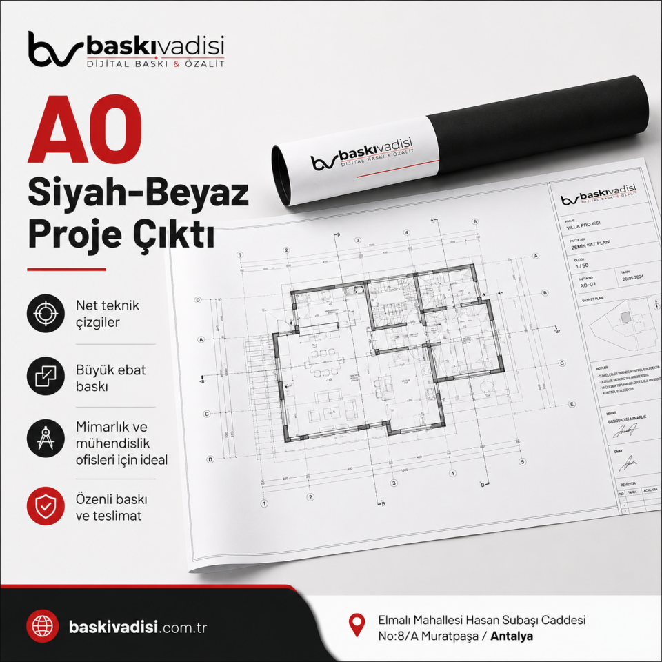 A0 Siyah-Beyaz Proje Çıktısı