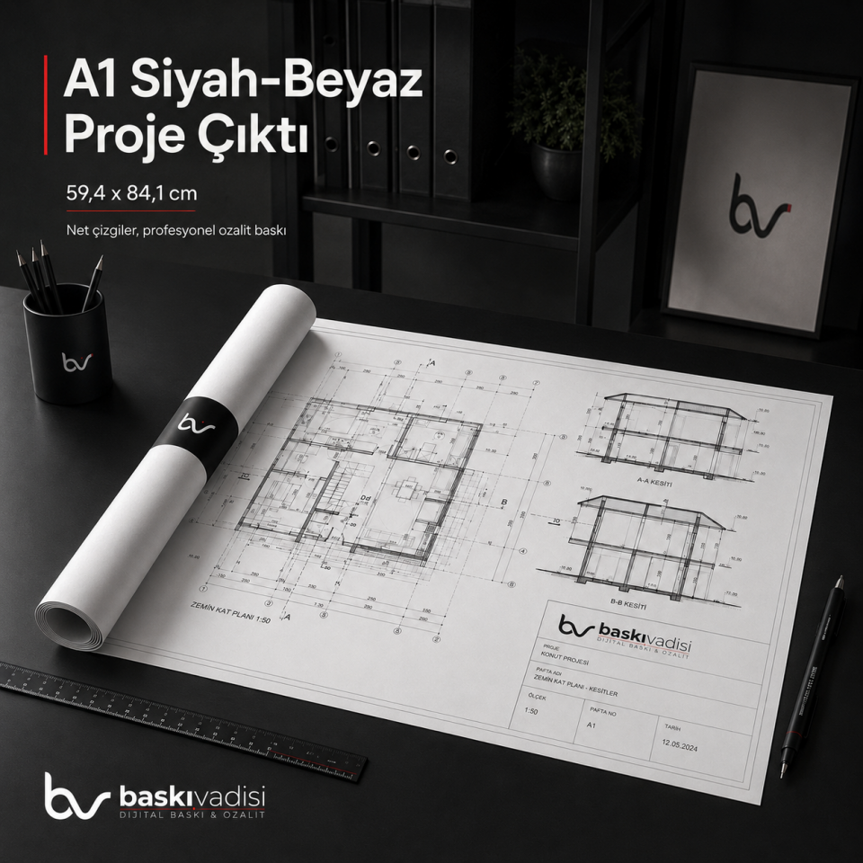 A1 Siyah-Beyaz Proje Çıktısı