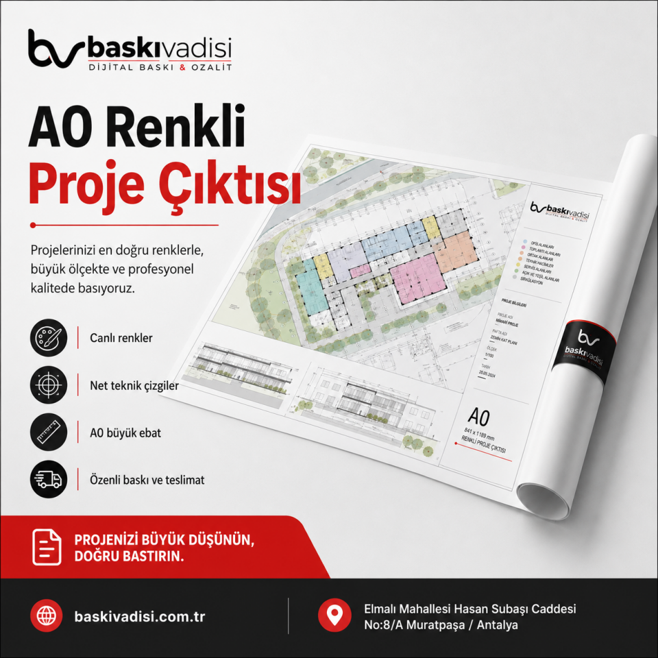 A0 Renkli Proje Çıktısı