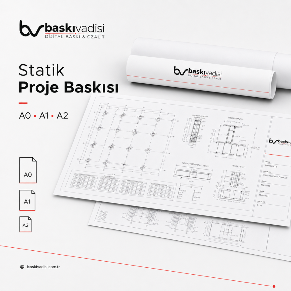 Statik Proje Baskı