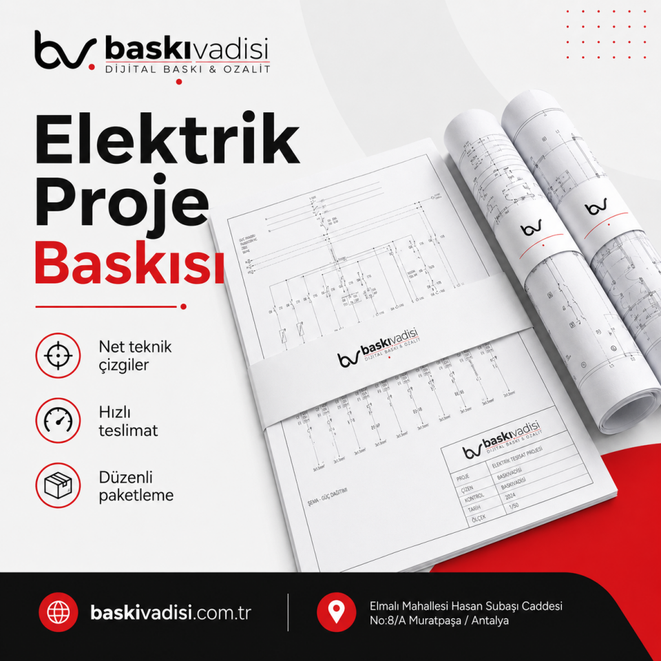 Elektrik Proje Baskı