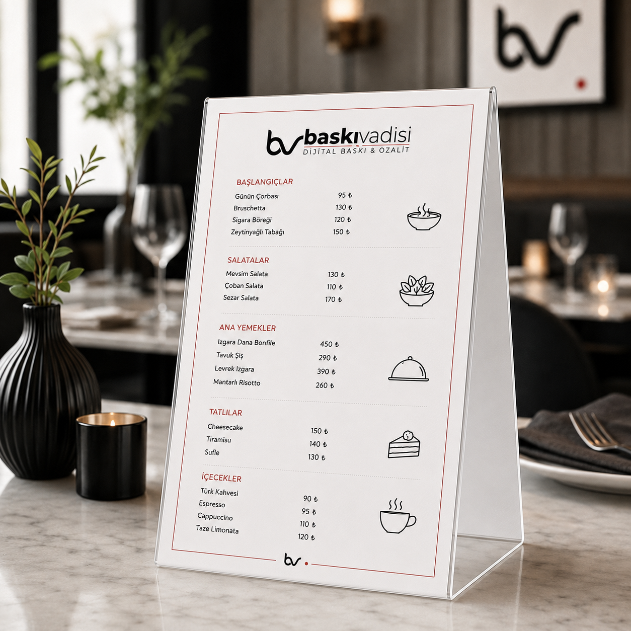 Restoran Fiyat Listesi