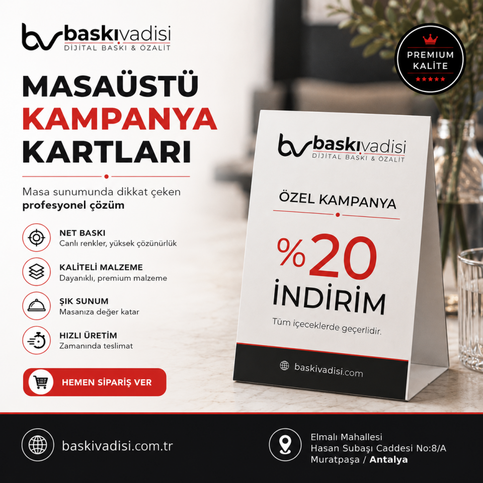 Masaüstü Kampanya Kartı