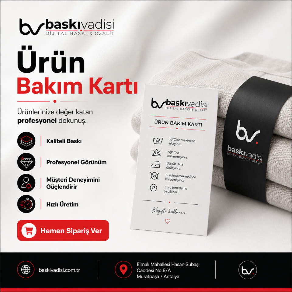 Ürün Bakım Kartı