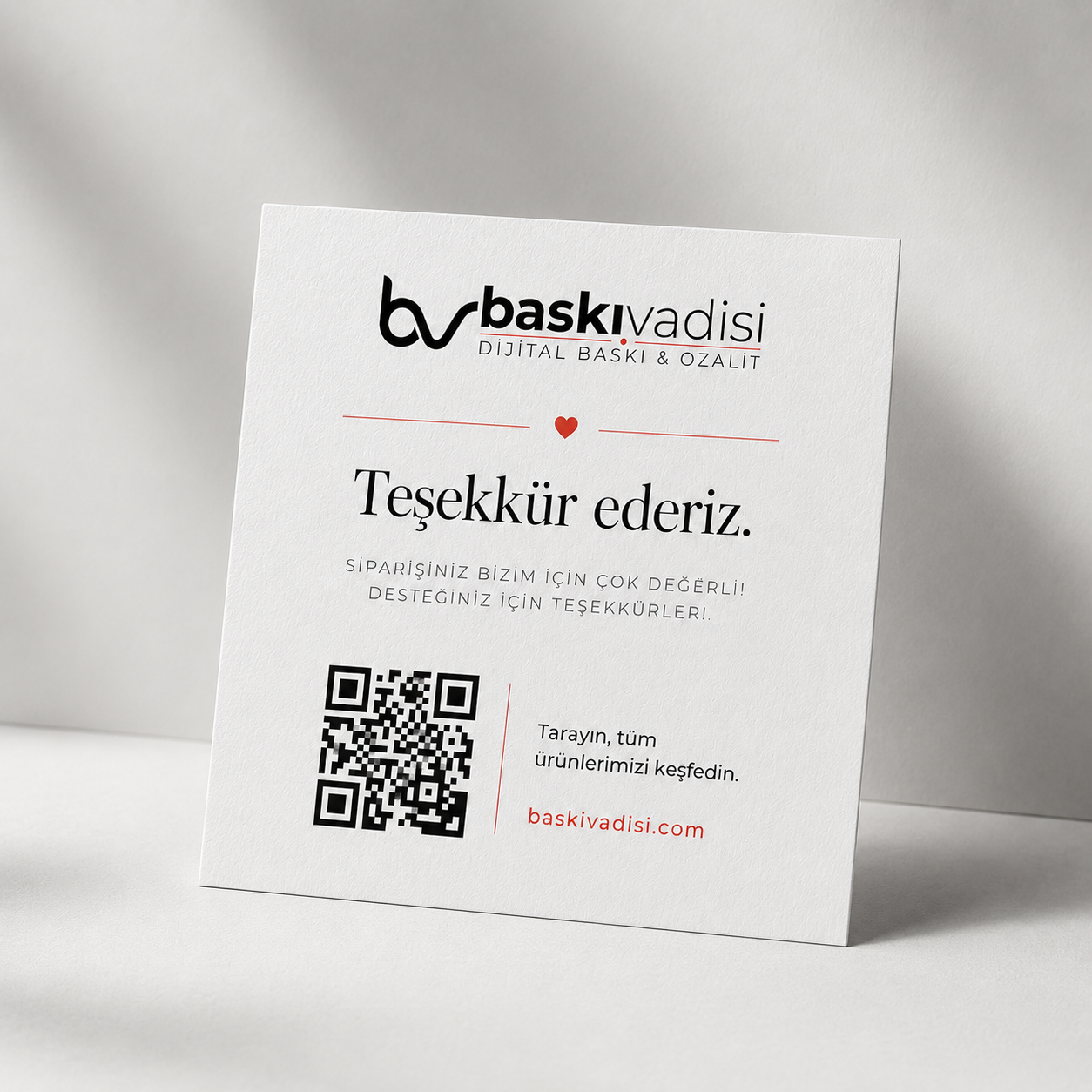 Qr Kodlu Ürün Kartı