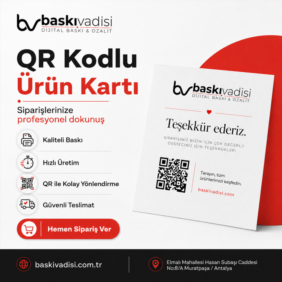 Qr Kodlu Ürün Kartı