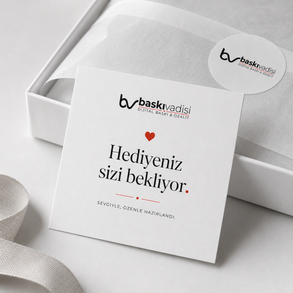 Hediye Not Kartı