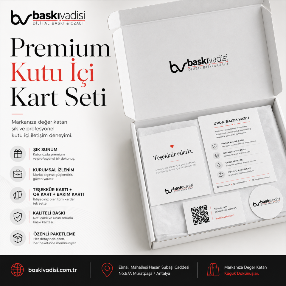 Premium Kutu İçi Kart Seti