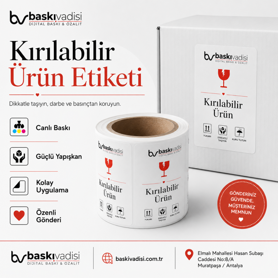 Kırılabilir Ürün Etiketi