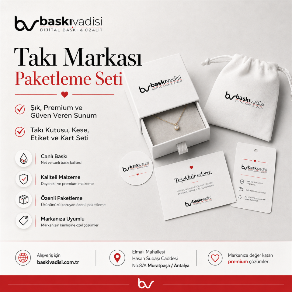 Takı Markası Paketleme Seti