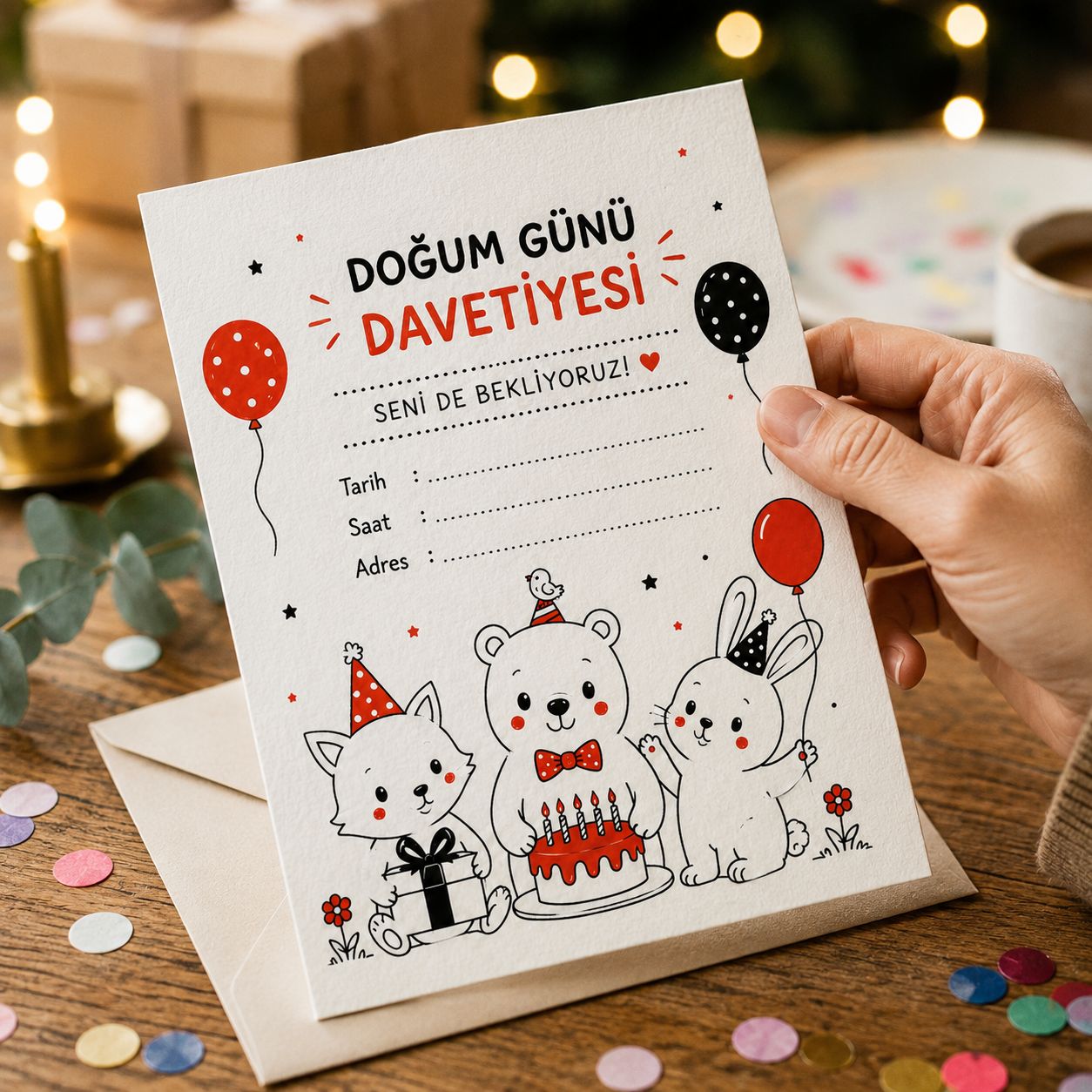 Doğum Günü Davetiyesi