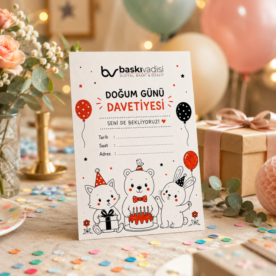 Doğum Günü Davetiyesi