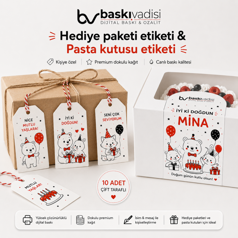 Hediye Paketi Etiketi