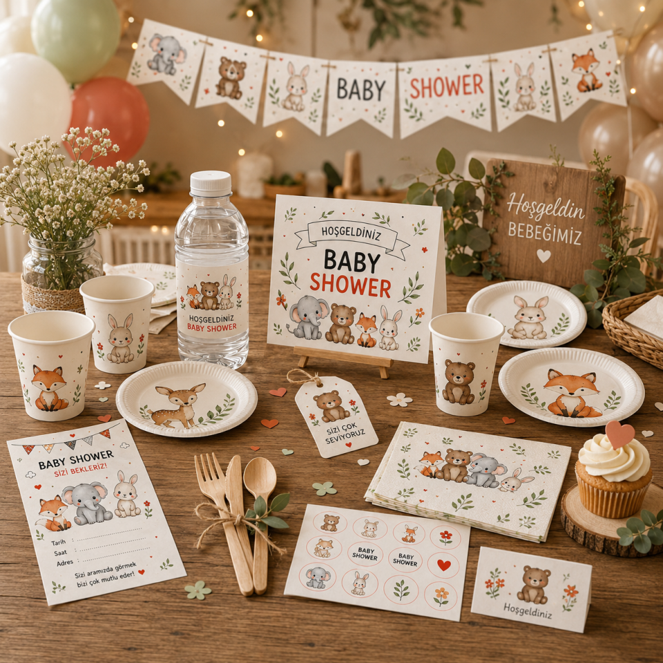 Baby Shower Konsept Seti