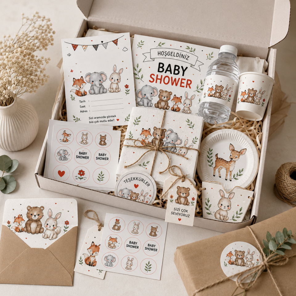 Baby Shower Konsept Seti