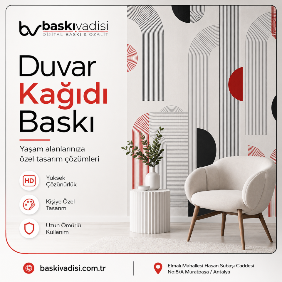 Duvar Kağıdı Baskı