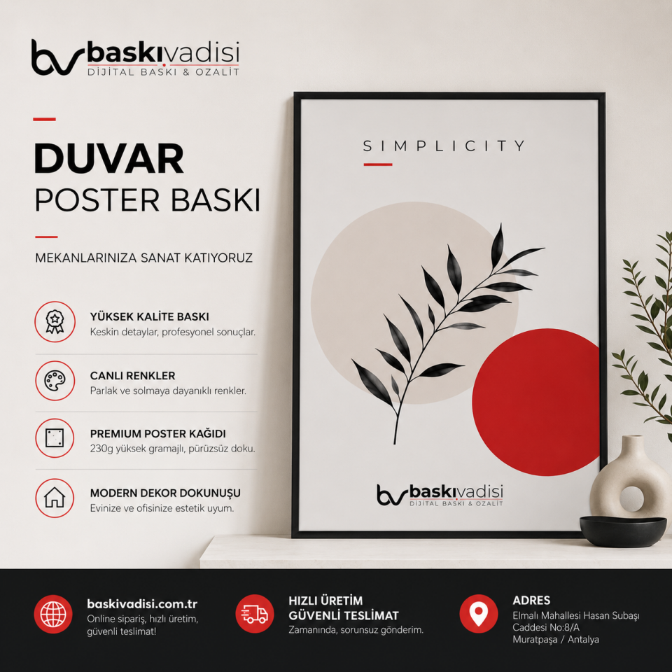 Duvar Poster Baskı